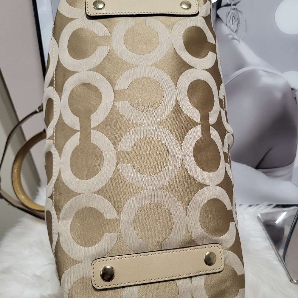 Coach Madison Satchel/Top Handle Bag Beige Bags & Handbags for Women - Picture 2 of 10